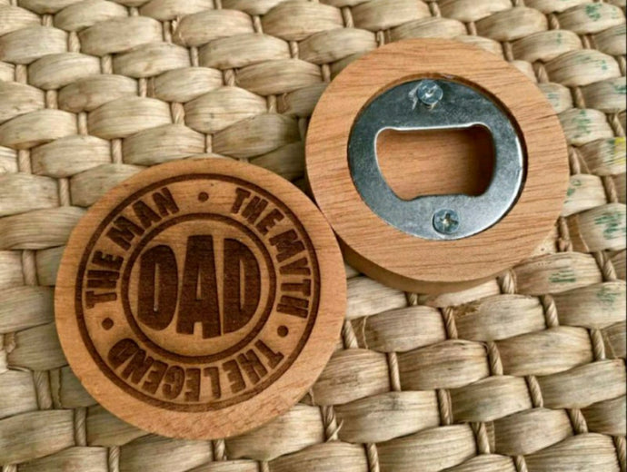 Unique Designs/Personalized Bottle Openers Solid Mahogany