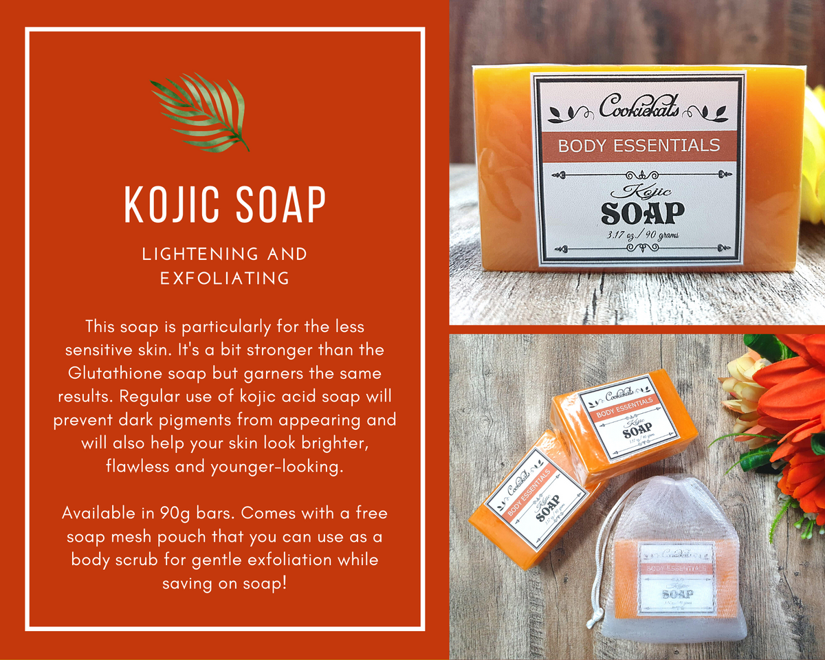 kojic and glutathione soap Lightening Exfoliating Mg:100 transcend bpc 157 sermorelin smooth and beautiful cellular-health