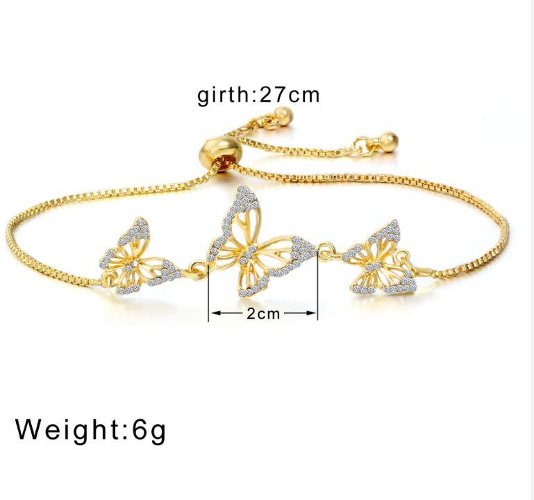 Gold Butterfly Bracelet