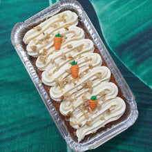 Load image into Gallery viewer, Carrot Cake with Walnuts and Cream Cheese Frosting