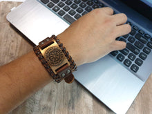 Load image into Gallery viewer, Leather Bracelet for the Modern Man