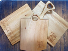 Load image into Gallery viewer, Handmade Solid Mahogany Chopping and Cheese Boards