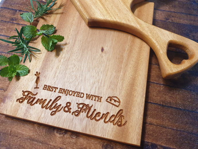 Handmade Solid Mahogany Chopping and Cheese Boards