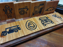 Load image into Gallery viewer, Engraved Coasters Handmade Solid Mahogany