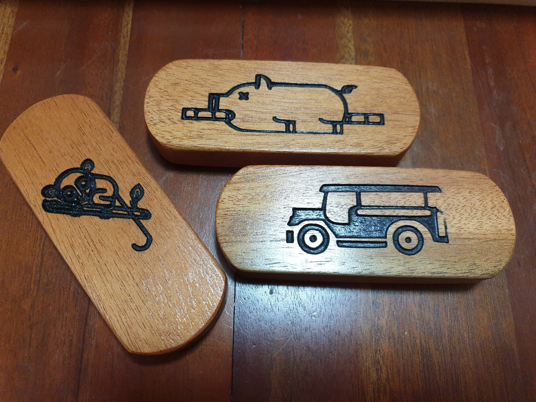 Unique Designs/Personalized Bottle Openers Solid Mahogany