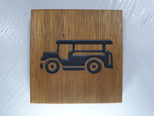 Load image into Gallery viewer, Engraved Coasters Handmade Solid Mahogany