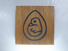 Load image into Gallery viewer, Engraved Coasters Handmade Solid Mahogany