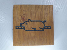 Load image into Gallery viewer, Engraved Coasters Handmade Solid Mahogany