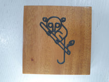 Load image into Gallery viewer, Engraved Coasters Handmade Solid Mahogany