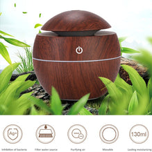 Load image into Gallery viewer, Aromatherapy Diffuser and Humidifier 7 Color LED Change 130mL
