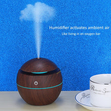Load image into Gallery viewer, Aromatherapy Diffuser and Humidifier 7 Color LED Change 130mL
